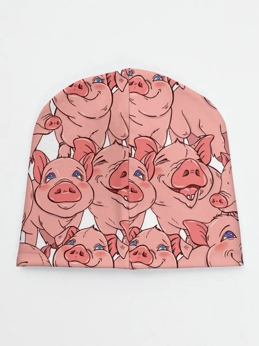 Детская шапка / Свиньи