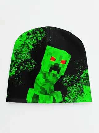 Детская шапка / MINECRAFT CREEPER