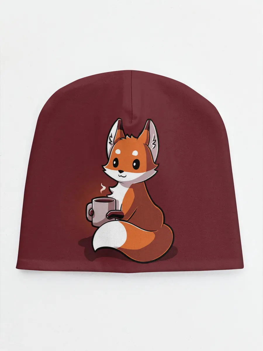 Детская шапка / Кофе любят не только люди