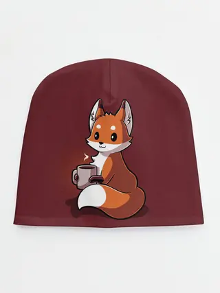 Детская шапка / Кофе любят не только люди