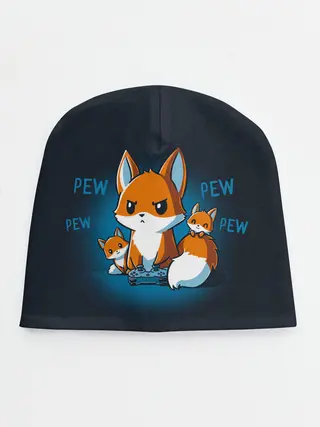 Детская шапка / Лисы-геймеры