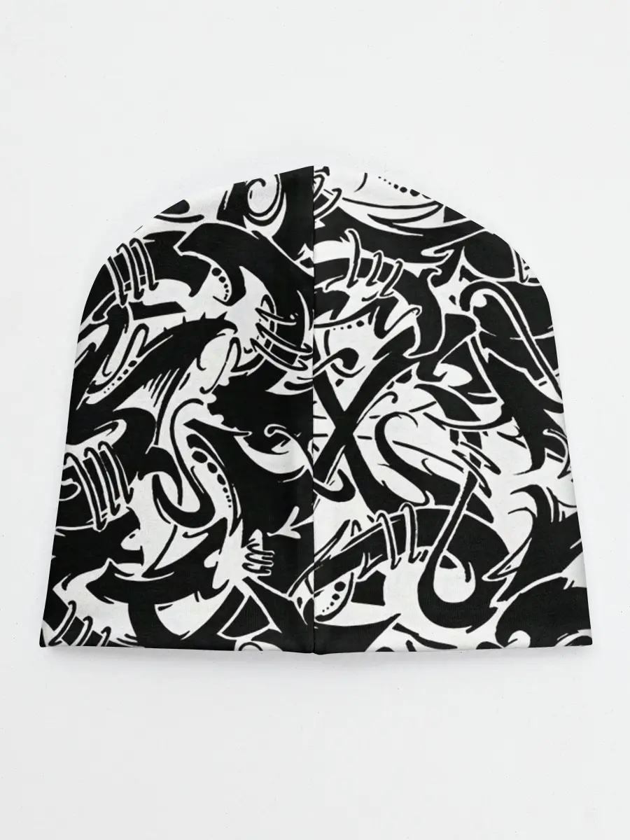 Детская шапка / Tattoo | BlackWhite