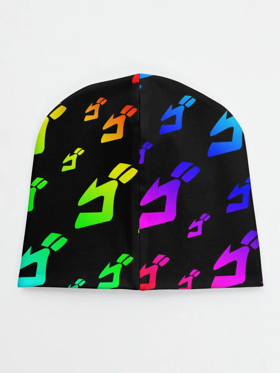 Детская шапка / Радужный Паттерн Лого ДжоДжо
