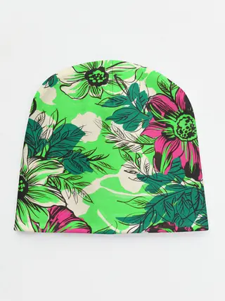 Детская шапка / Цветы в неоне