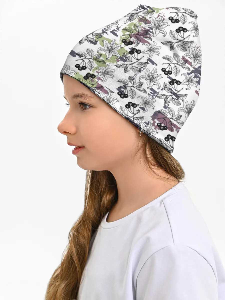 Детская шапка / Лилии