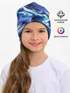 Детская шапка / Абстрактные волны