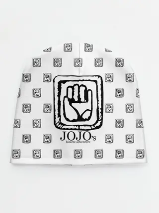 Детская шапка / Лого джоджо белый