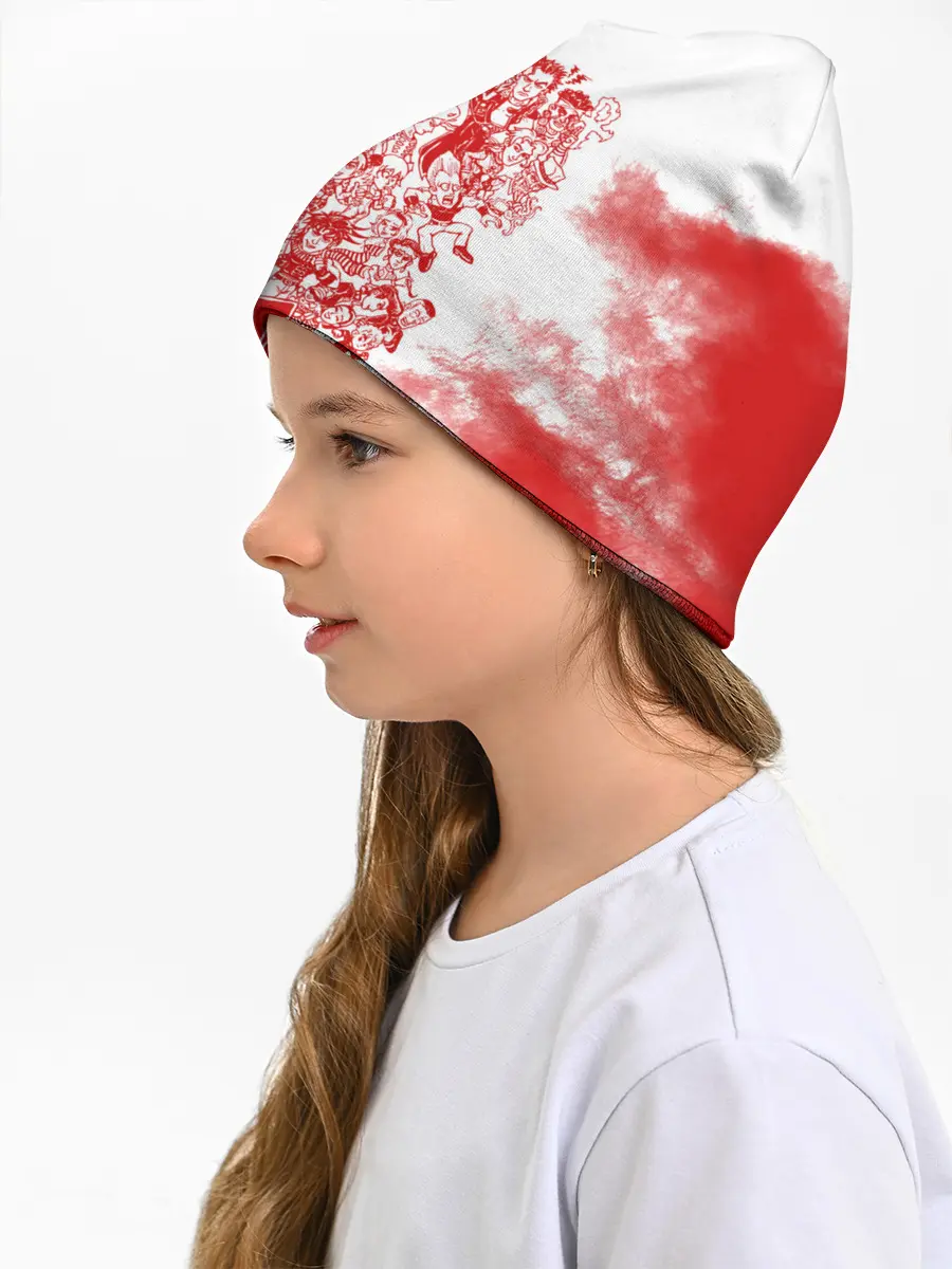 Детская шапка / Джоджо герои красный дым