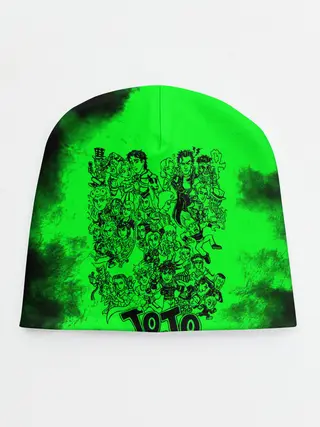 Детская шапка / Джоджо герои зеленый дым
