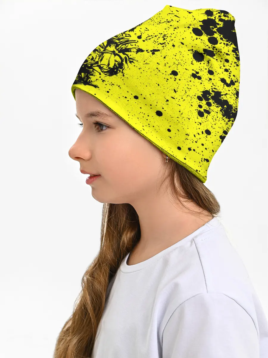 Детская шапка / Джонатан на желтом брызги