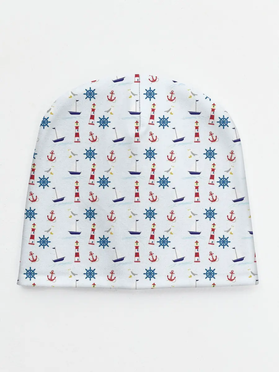 Детская шапка / Кораблики да маяки