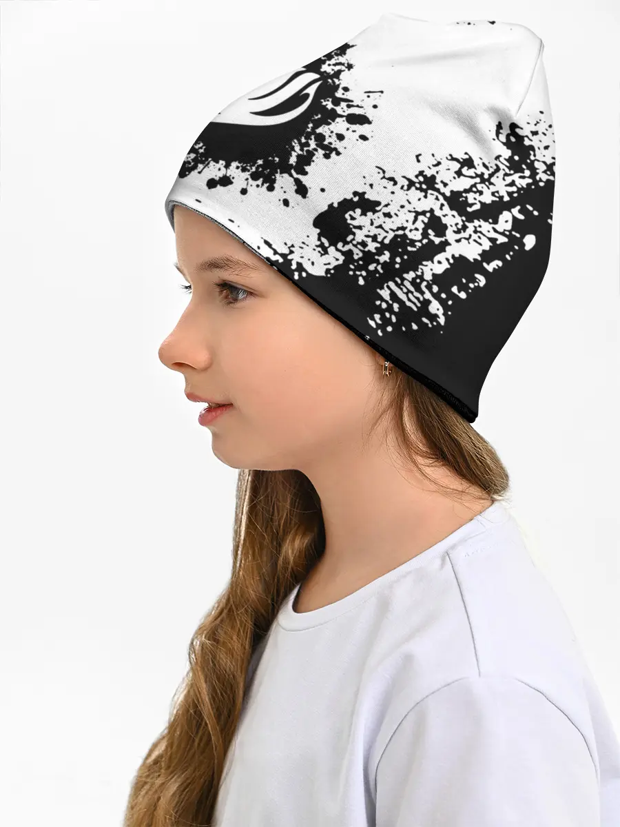 Детская шапка / Хвост Феи монохромный