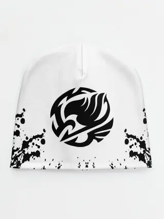 Детская шапка / Хвост Феи на белом