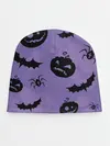 Детская шапка / Фиолетовый хэллоуин