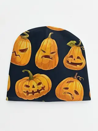 Детская шапка / Праздничные тыквы