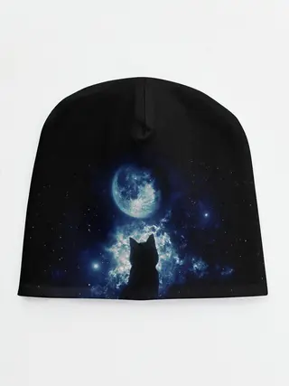 Детская шапка / Кот