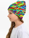Детская шапка / Красочные узоры/абстракционизм