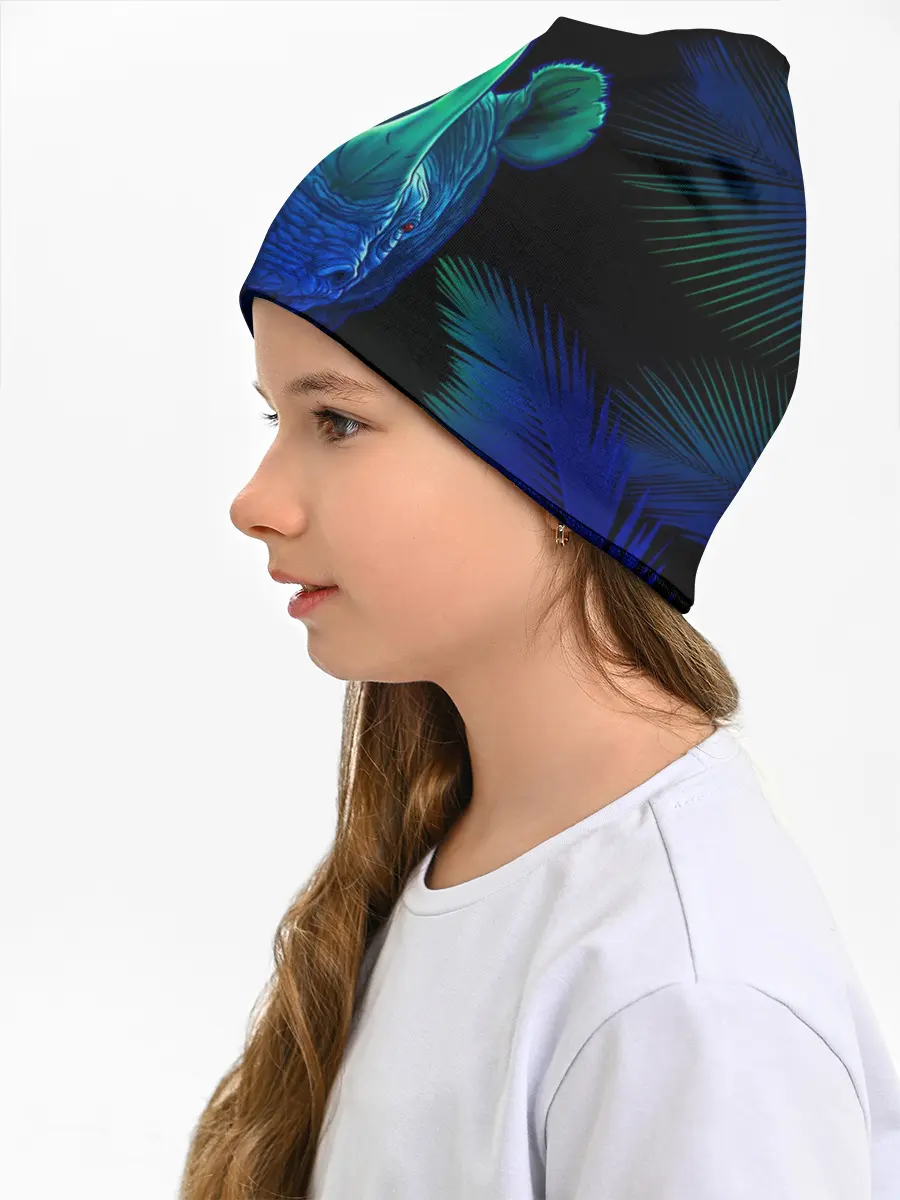 Детская шапка / Носорог