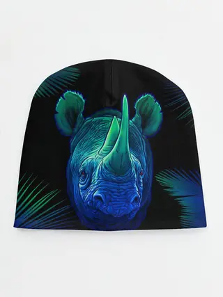 Детская шапка / Носорог