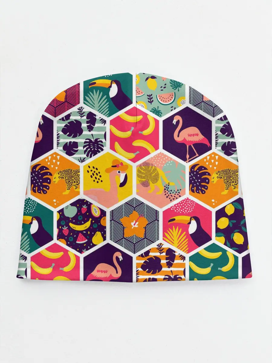 Детская шапка / Тропические соты