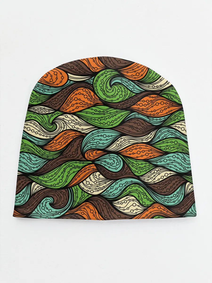 Детская шапка / Абстрактные волны