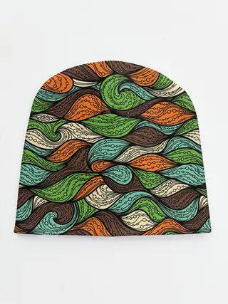 Детская шапка / Абстрактные волны