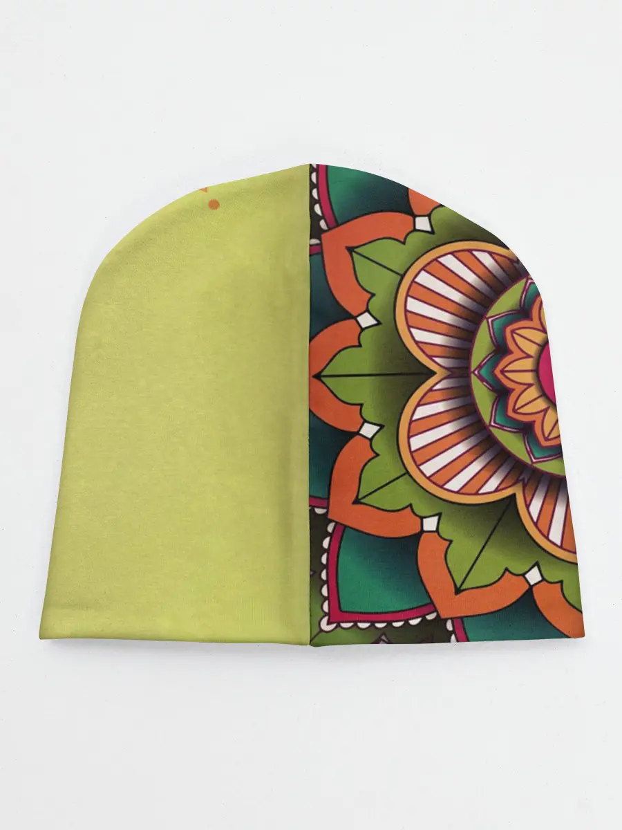 Детская шапка / мандала узор тату