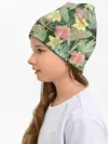 Детская шапка / Тропические растения и цветы