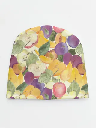 Детская шапка / Фрукты. Фруктовый сад