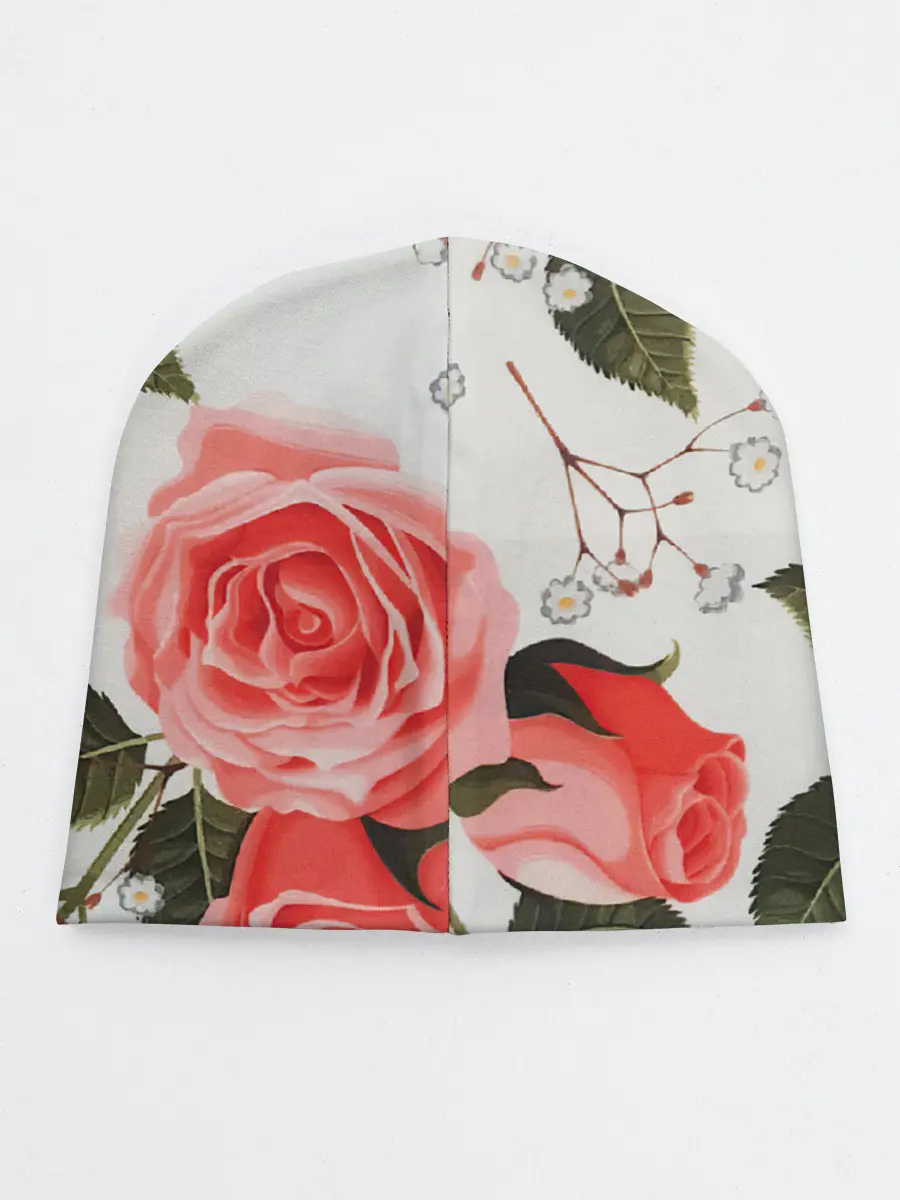 Детская шапка / Нежные розы
