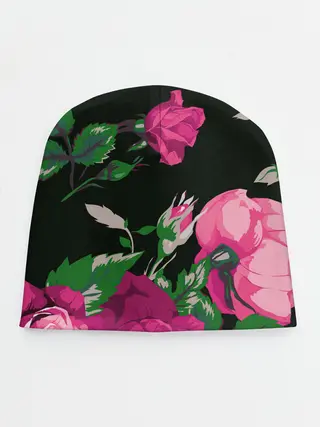 Детская шапка / Розы