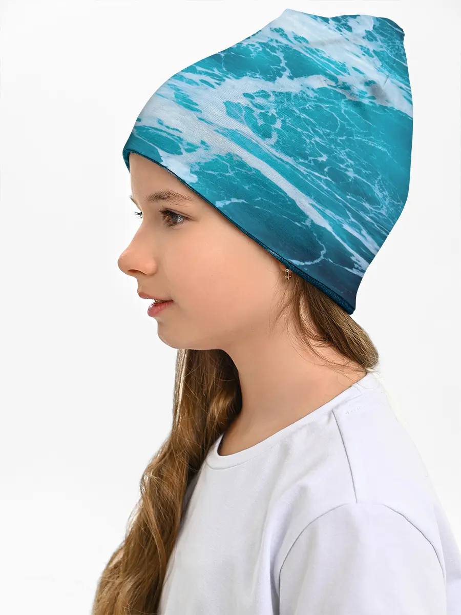 Детская шапка / Вода волны пена море