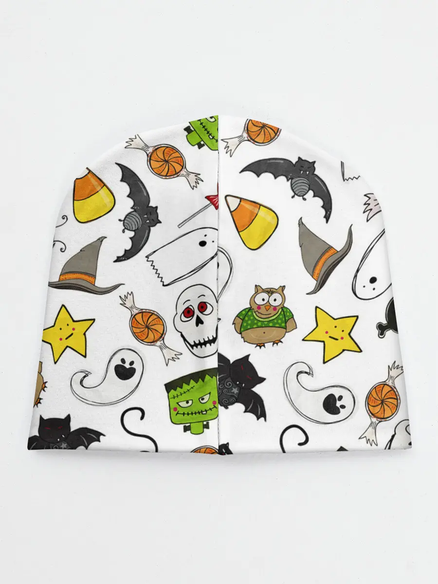 Детская шапка / Хэллоуин паттерн
