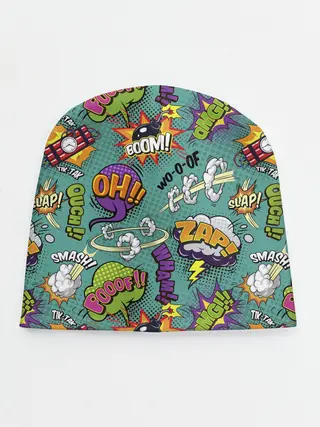Детская шапка / Pop art comics