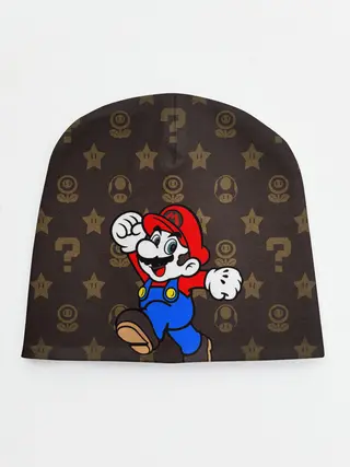 Детская шапка / mario