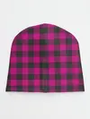 Детская шапка / Розовая клетка