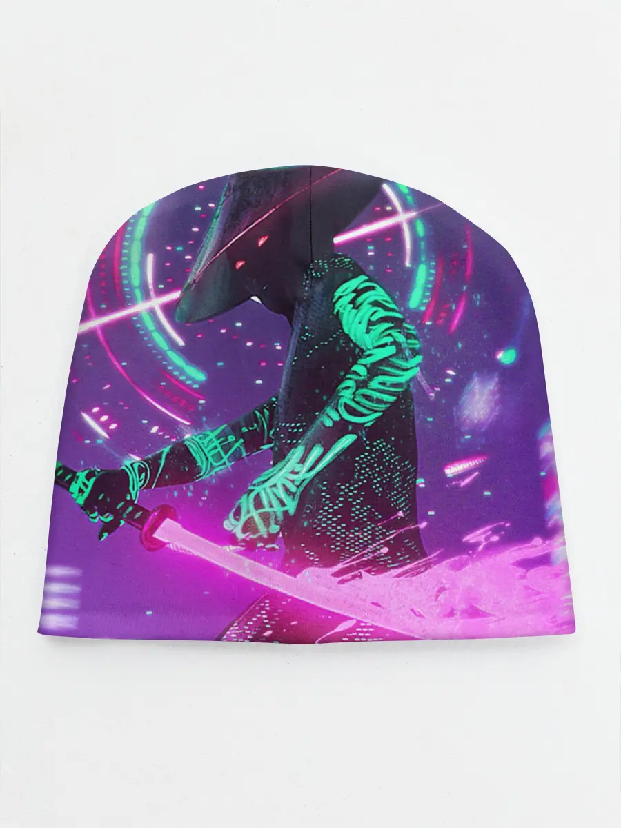 Детская шапка / Неоновый Самурай