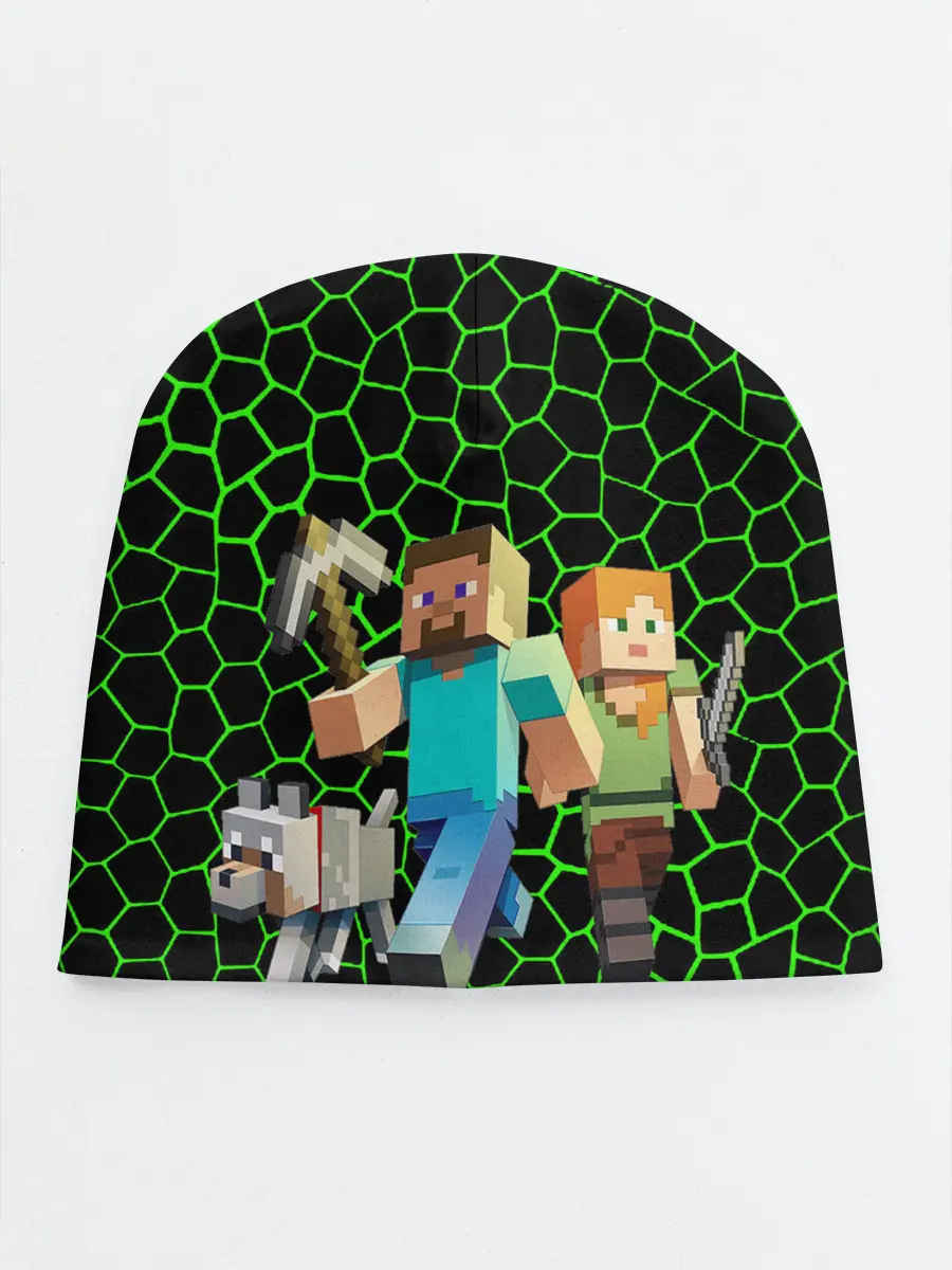 Детская шапка / minecraft