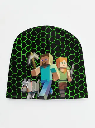 Детская шапка / minecraft