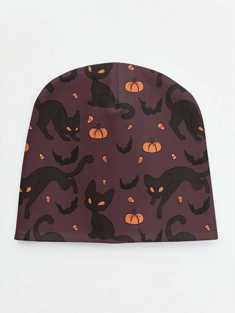 Детская шапка / Хэллоуиновский кот