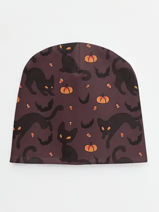 Детская шапка / Хэллоуиновский кот