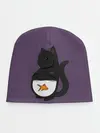 Детская шапка / Довольный кот