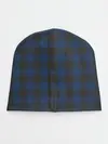 Детская шапка / Темно синяя Клетка
