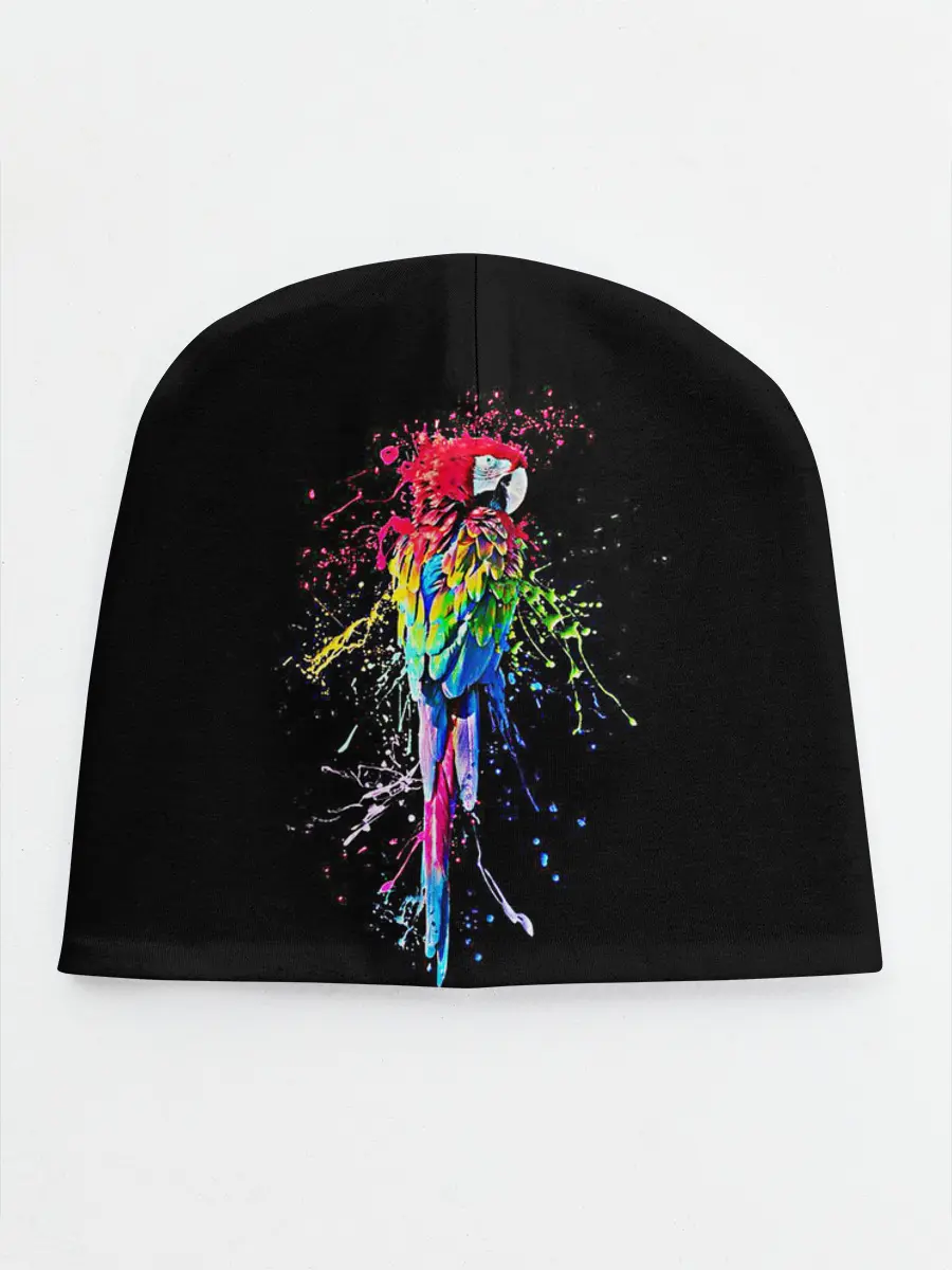 Детская шапка / Попугай