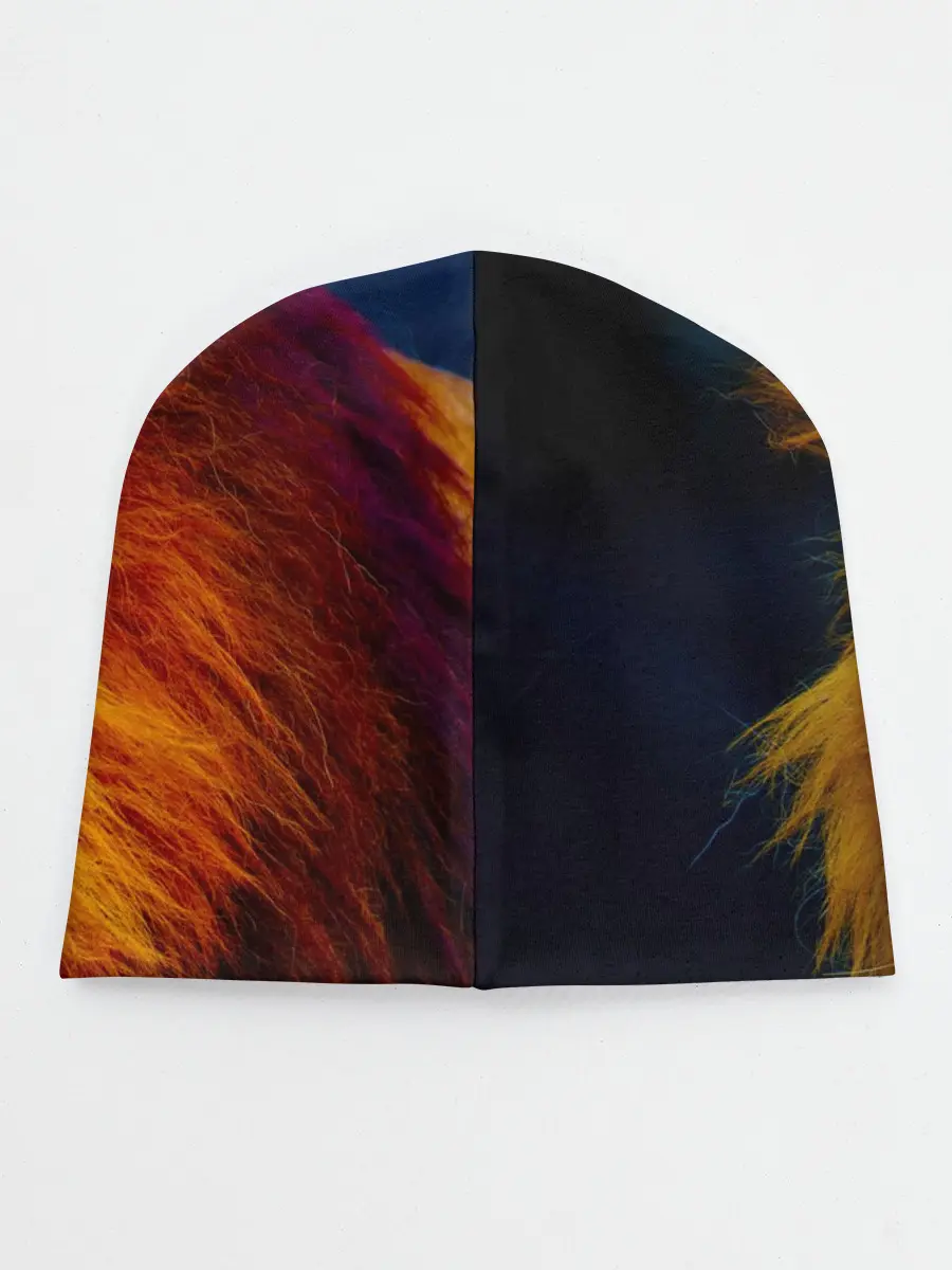 Детская шапка / Лев 3D