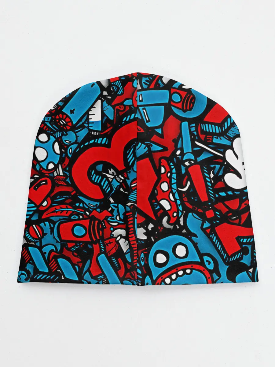Детская шапка / Красно синие безумие