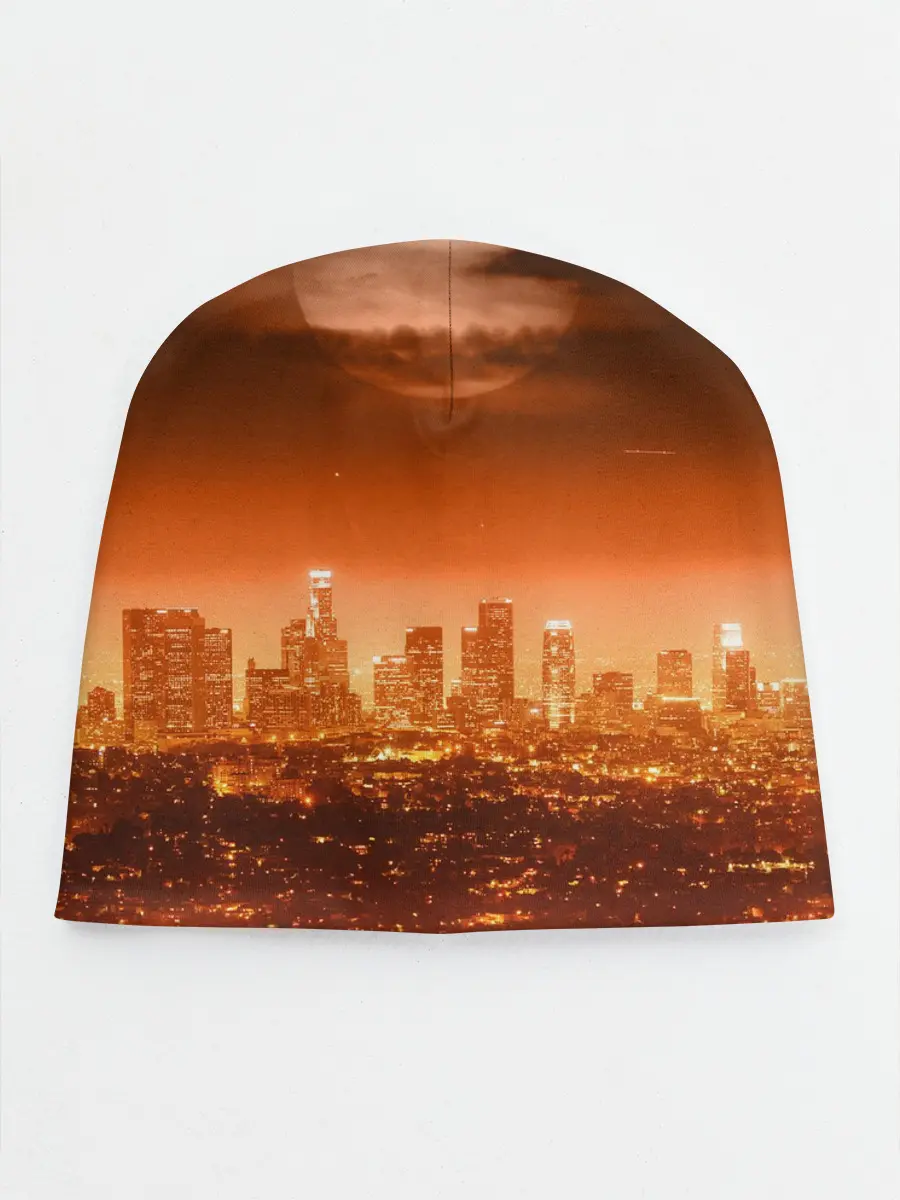 Детская шапка / ночной город