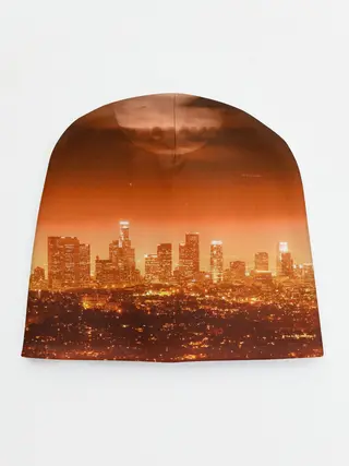 Детская шапка / ночной город