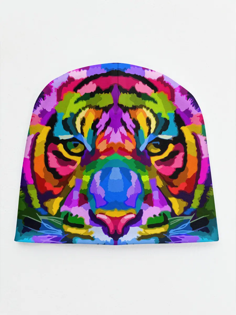 Детская шапка / Neon tiger