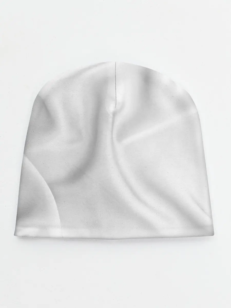 Детская шапка / Белое полотно текстура